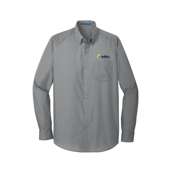 Telhio New Hire Shop - Port Authority® Long Sleeve Carefree Poplin Shirt