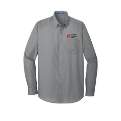 R&T Yoder Electric - Port Authority® Long Sleeve Carefree Poplin Shirt