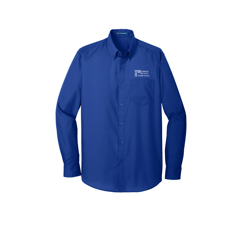 Parker Realty Associates - Port Authority® Long Sleeve Carefree Poplin Shirt