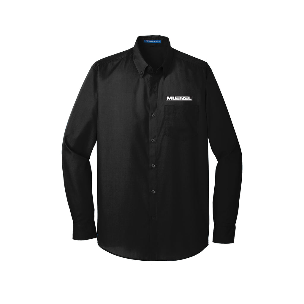 Muetzel - Port Authority® Long Sleeve Carefree Poplin Shirt