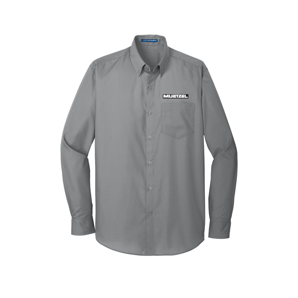 Muetzel - Port Authority® Long Sleeve Carefree Poplin Shirt