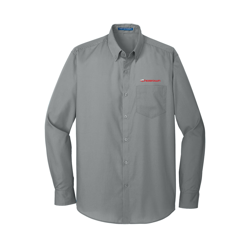 Chesrown of Sidney - Port Authority® Long Sleeve Carefree Poplin Shirt