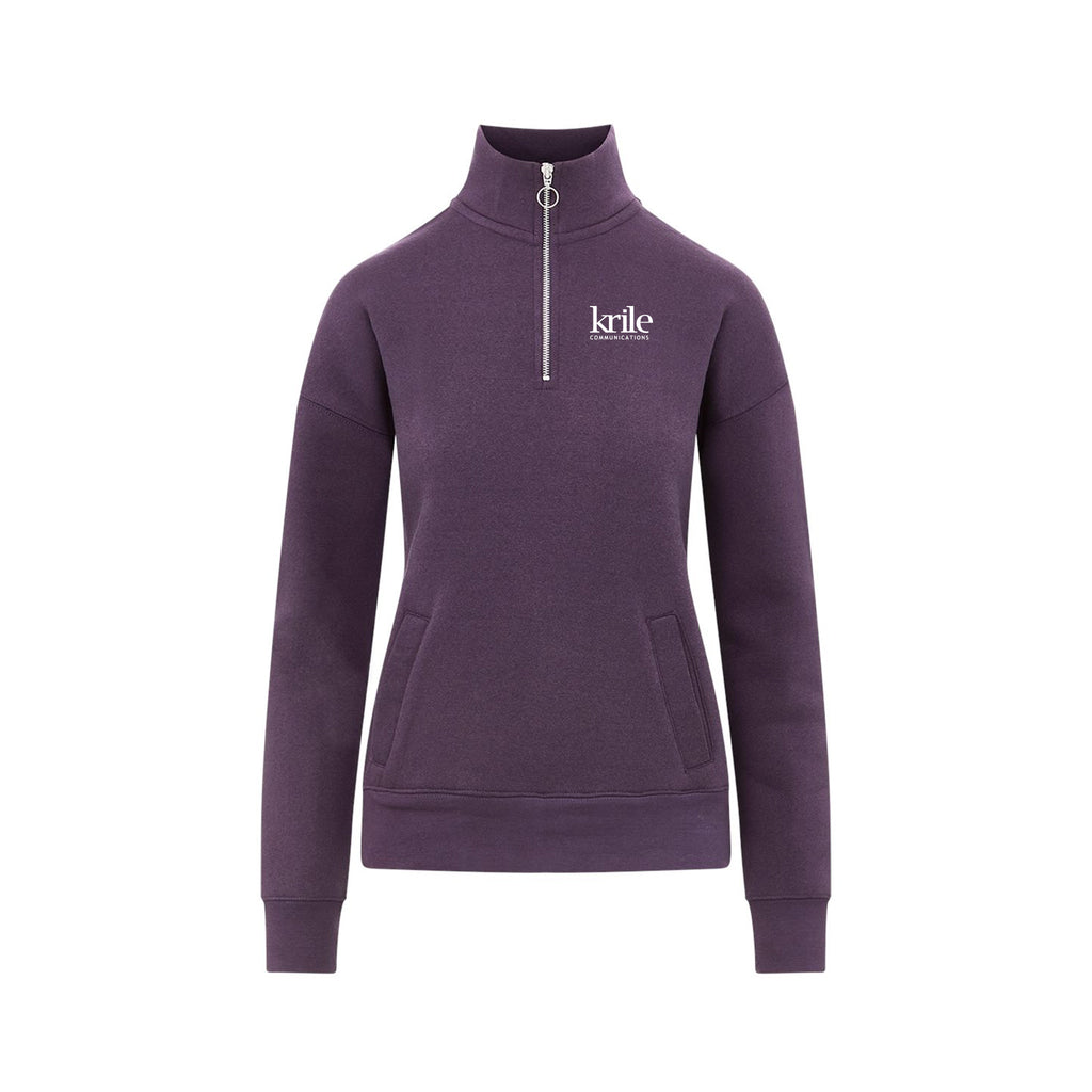 Krile Communications - MV Sport - Women's Cloud Fleece Quarter-Zip Sweatshirt