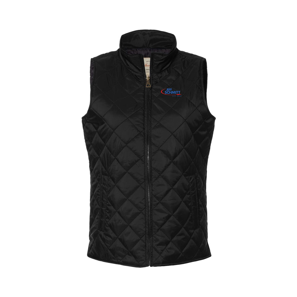Jeff Schmitt Auto Group - Weatherproof - Women's Vintage Diamond Quilted Vest