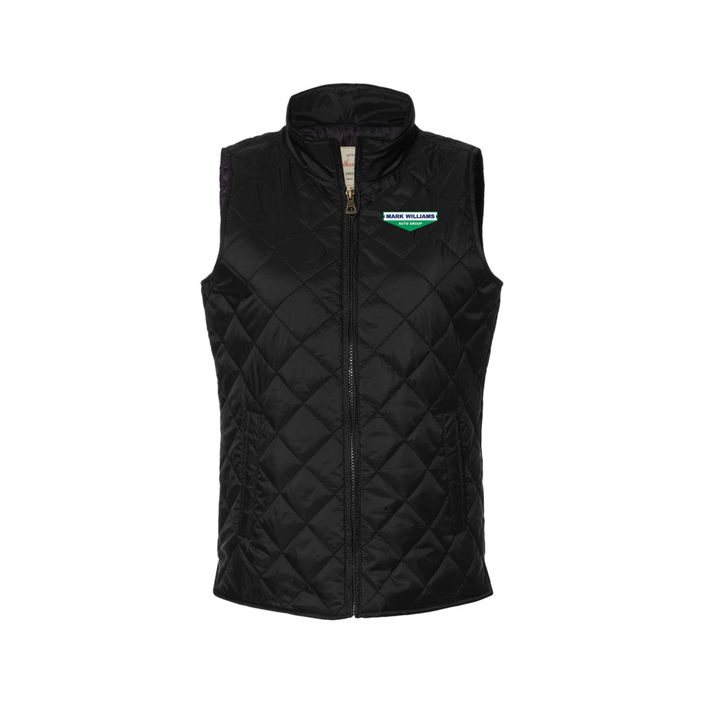 Mark Williams Auto Group - Weatherproof - Women's Vintage Diamond Quilted Vest