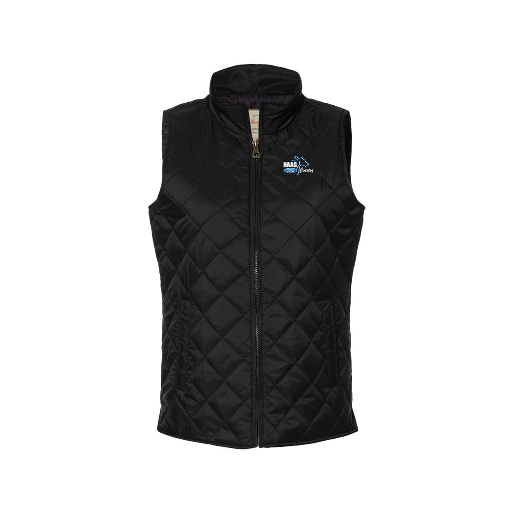 Haag Ford - Weatherproof - Women's Vintage Diamond Quilted Vest