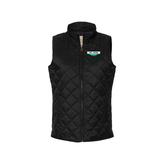 MT. Orab Auto Mall - Weatherproof - Women's Vintage Diamond Quilted Vest