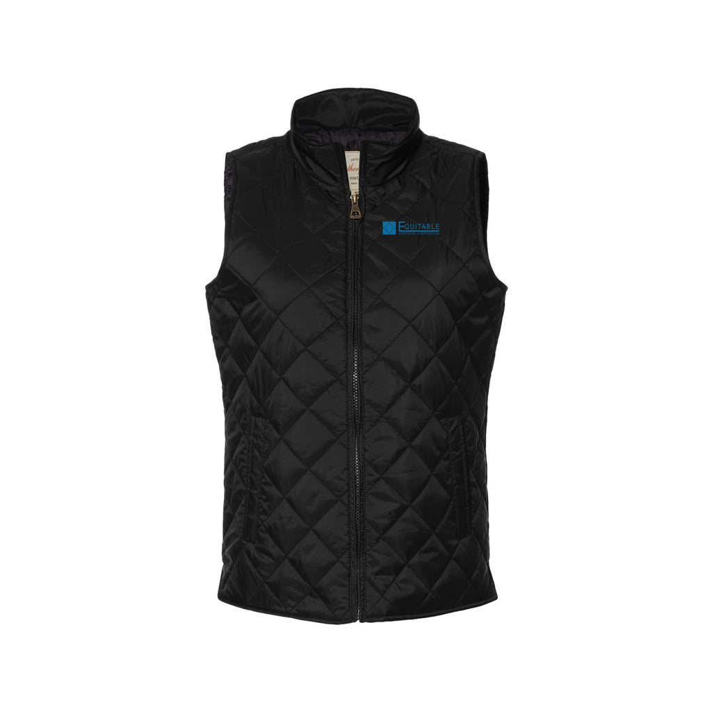 Equitable Mortgage - Weatherproof - Women's Vintage Diamond Quilted Vest