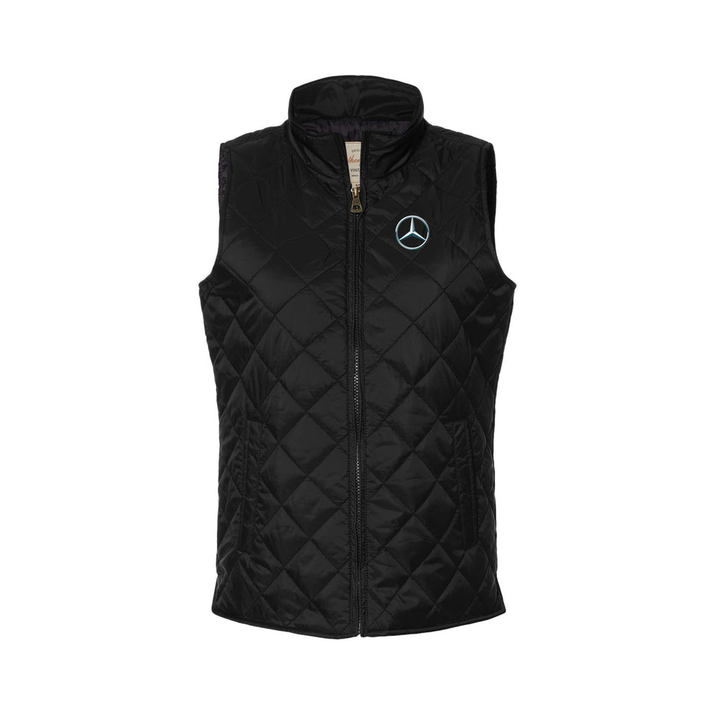 Tom Masano Mercedes-Benz - Weatherproof - Women's Vintage Diamond Quilted Vest