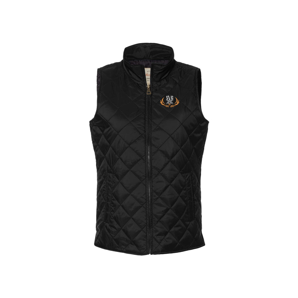 SVG C-D-J-R - Weatherproof - Women's Vintage Diamond Quilted Vest