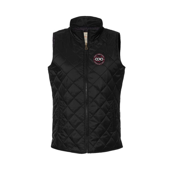 CCAO - Women's Vintage Diamond Quilted Vest