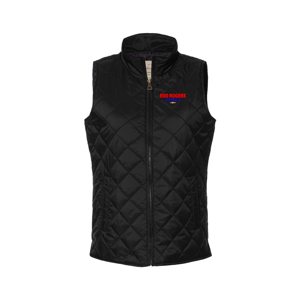 Edd Rogers Valley Chevrolet - Weatherproof - Women's Vintage Diamond Quilted Vest