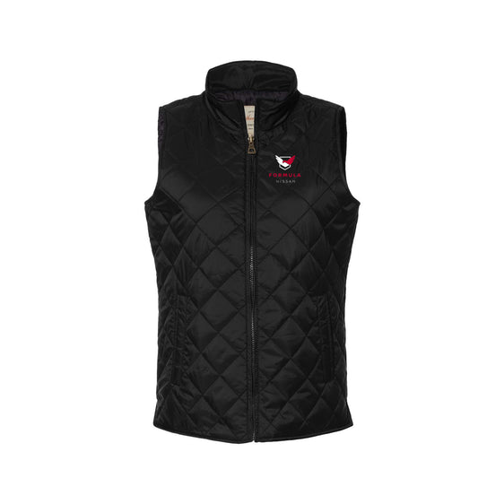 Formula Nissan - Weatherproof - Women's Vintage Diamond Quilted Vest