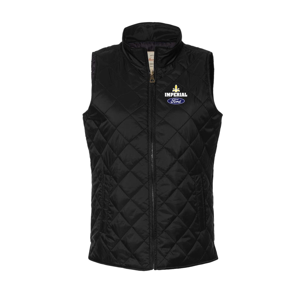 Imperial Ford - Women's Vintage Diamond Quilted Vest