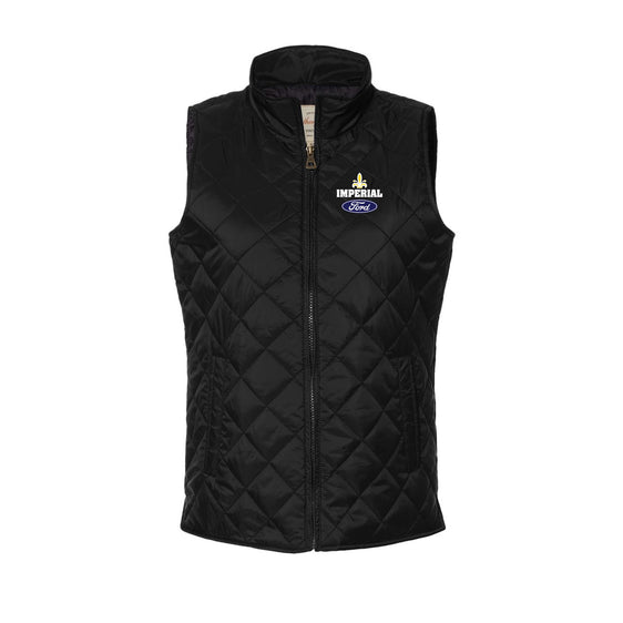 Imperial Ford - Women's Vintage Diamond Quilted Vest