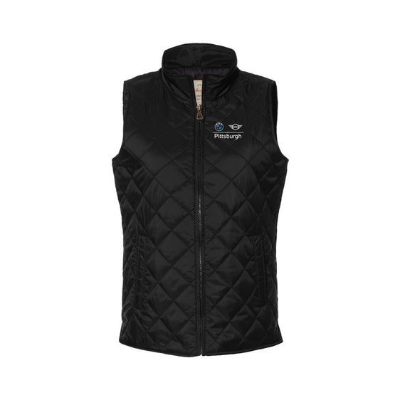 P&W BMW - Weatherproof - Women's Vintage Diamond Quilted Vest