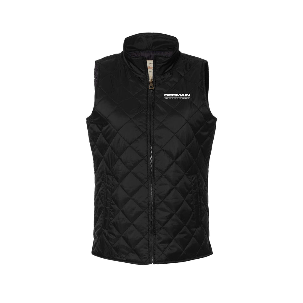 Germain Mazda of Columbus - Women's Vintage Diamond Quilted Vest