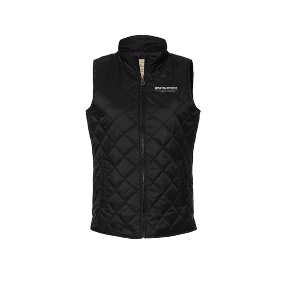 Germain Spartant Toyota - Weatherproof - Women's Vintage Diamond Quilted Vest
