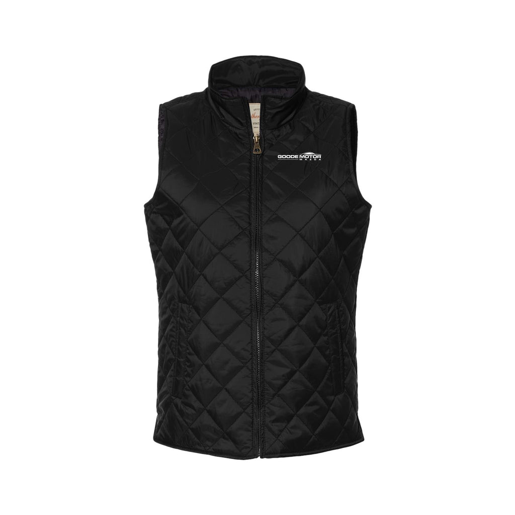 Goode Motor Mazda - Weatherproof - Women's Vintage Diamond Quilted Vest