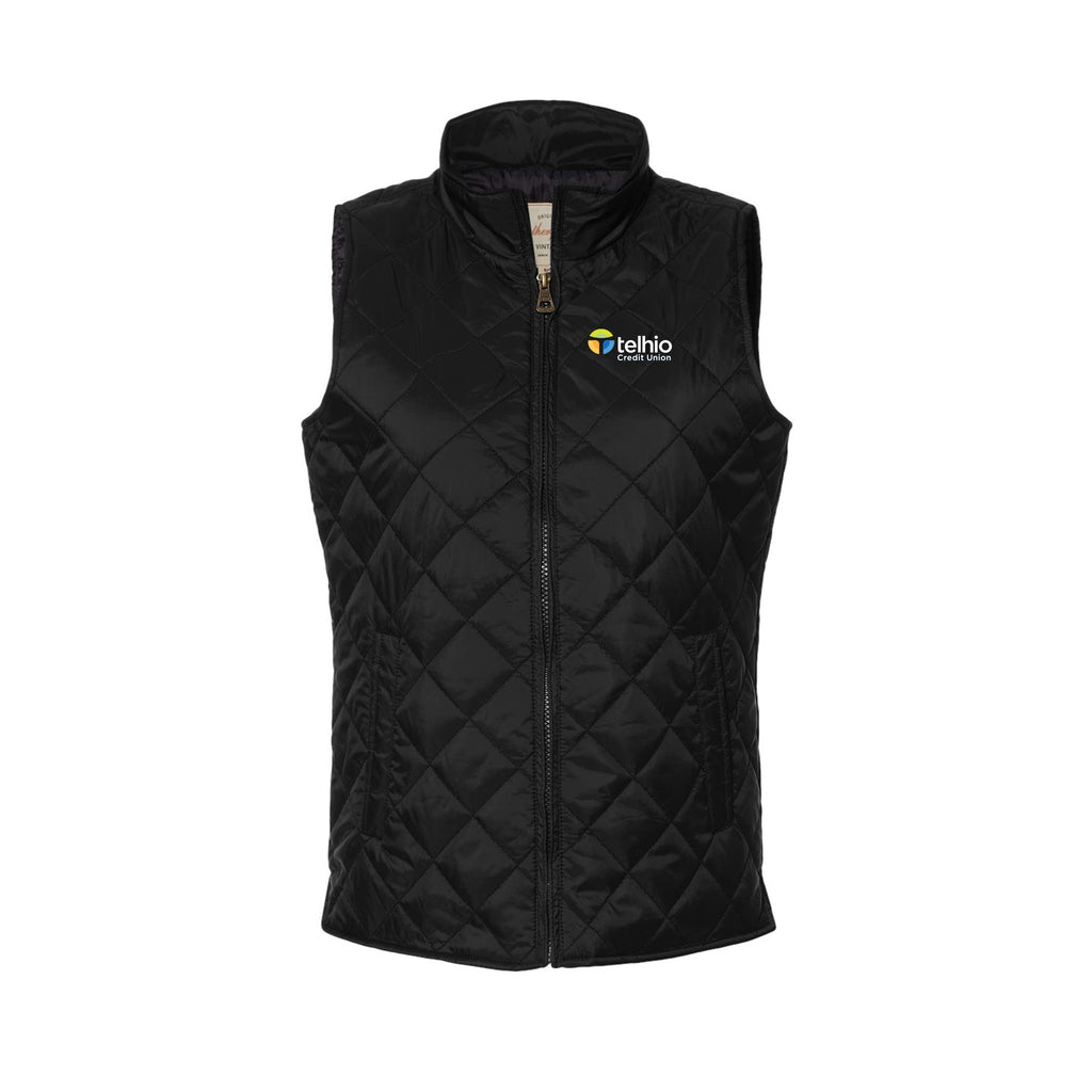Telhio New Hire Shop - Weatherproof - Women's Vintage Diamond Quilted Vest