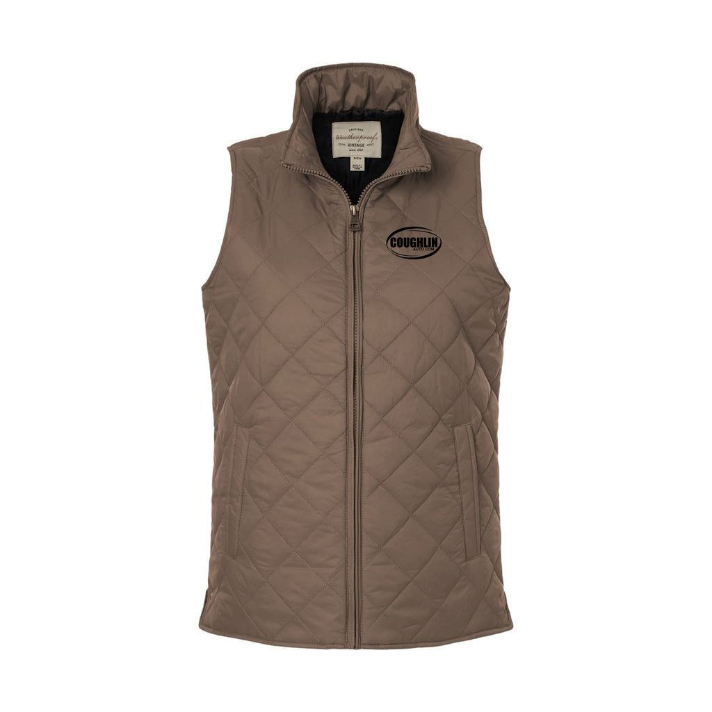 Coughlin Auto Group - Women's Vintage Diamond Quilted Vest