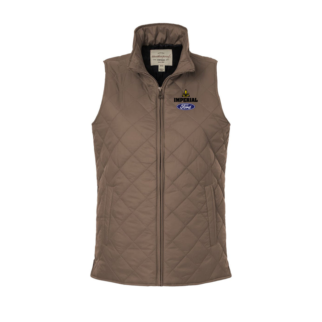 Imperial Ford - Women's Vintage Diamond Quilted Vest