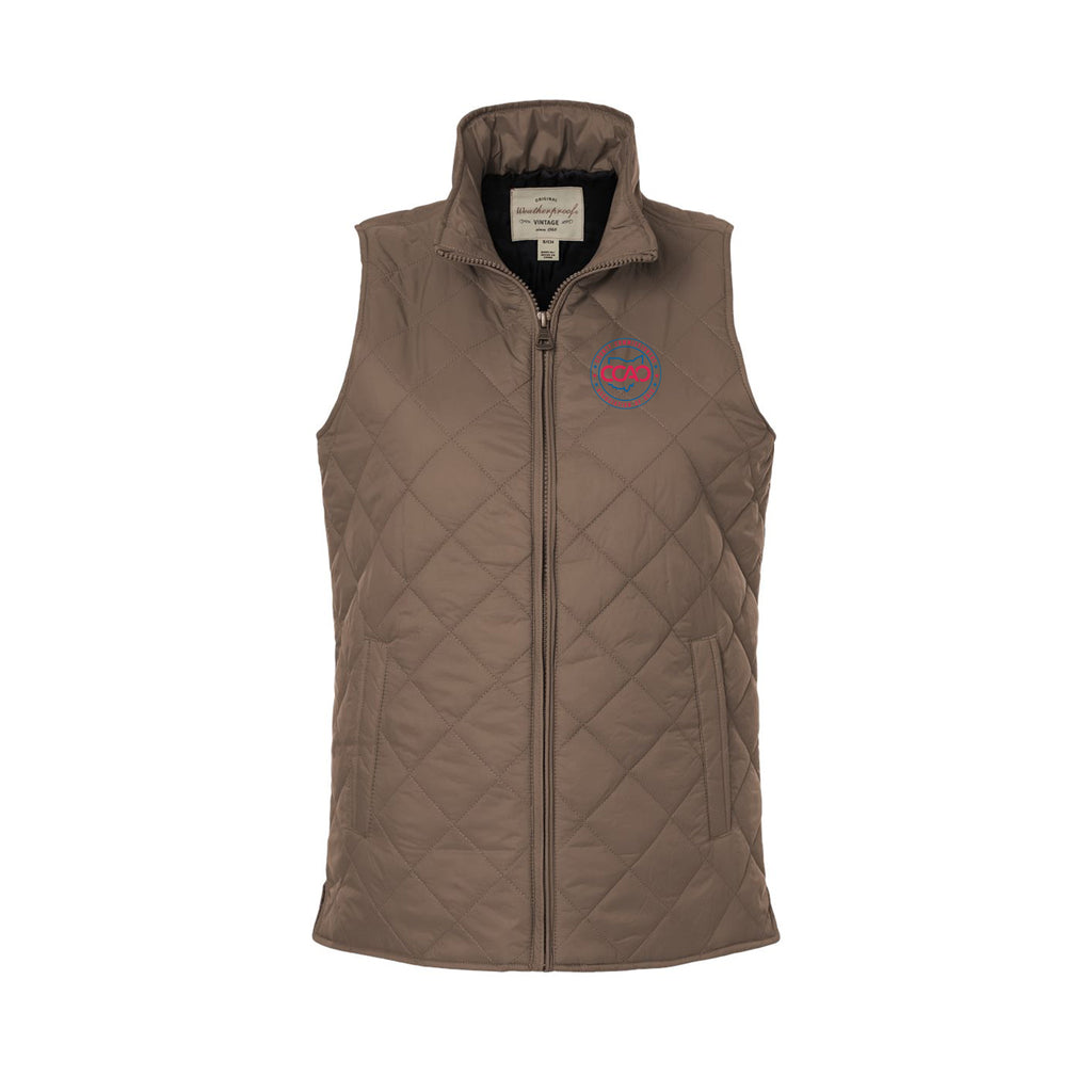 CCAO - Women's Vintage Diamond Quilted Vest