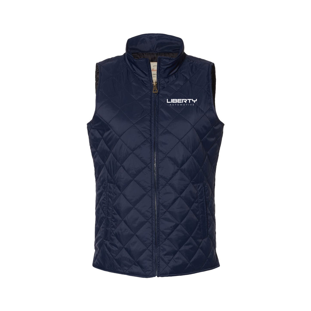 Liberty Automotive - Weatherproof - Women's Vintage Diamond Quilted Vest