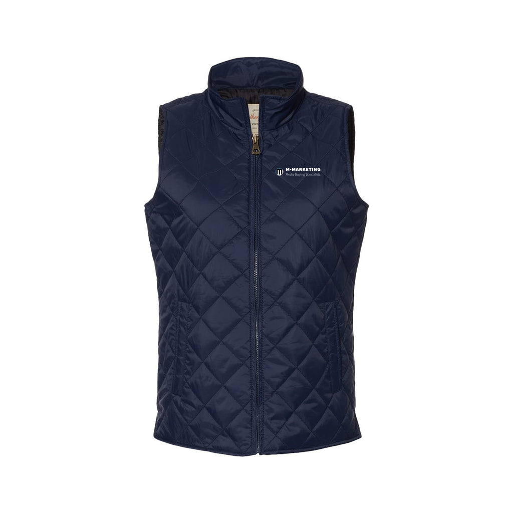 M Marketing Consultants - Weatherproof - Women's Vintage Diamond Quilted Vest