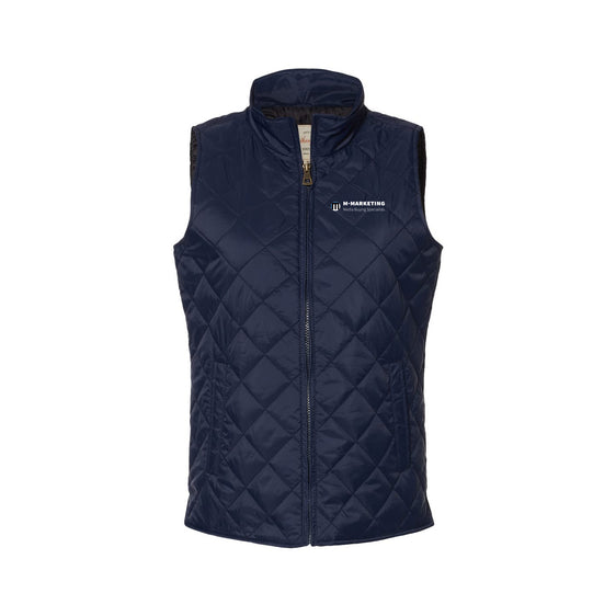 M Marketing Consultants - Weatherproof - Women's Vintage Diamond Quilted Vest