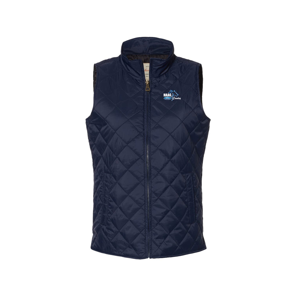 Haag Ford - Weatherproof - Women's Vintage Diamond Quilted Vest