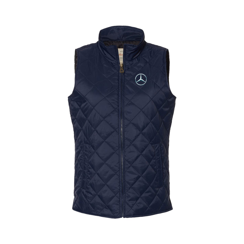 Tom Masano Mercedes-Benz - Weatherproof - Women's Vintage Diamond Quilted Vest