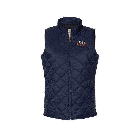 SVG Motors Buick - Weatherproof - Women's Vintage Diamond Quilted Vest