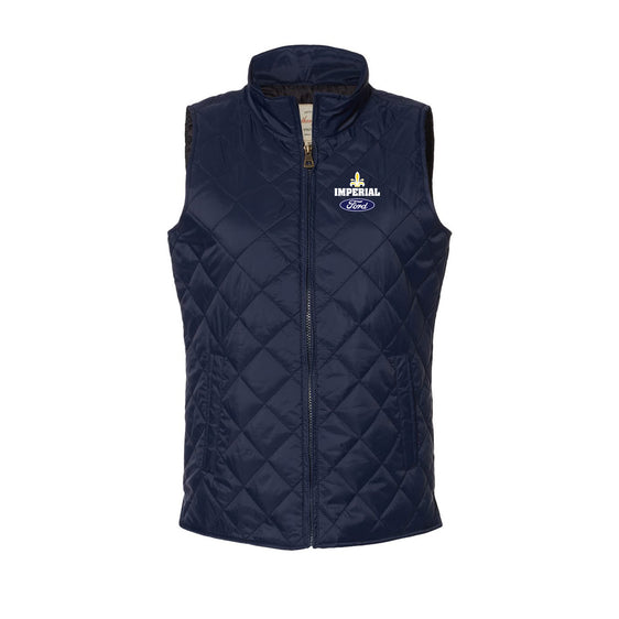 Imperial Ford - Women's Vintage Diamond Quilted Vest