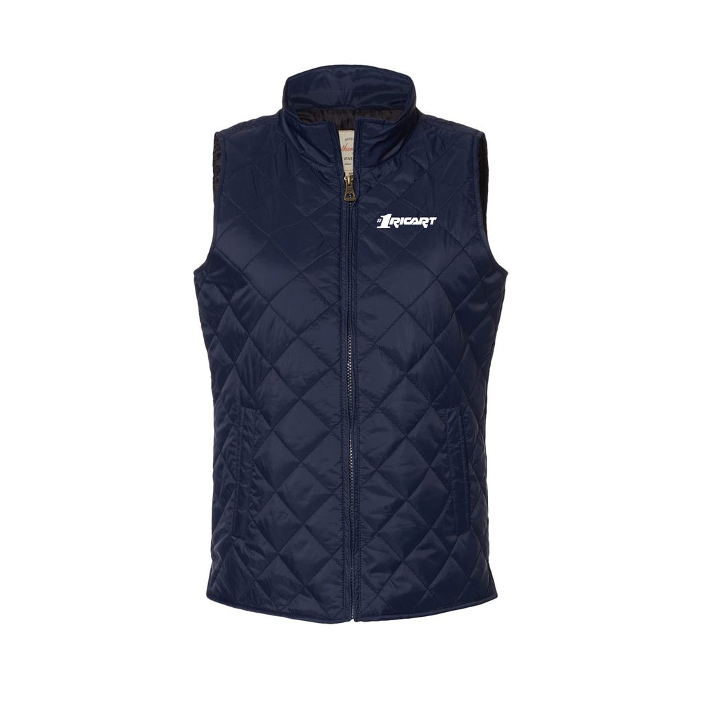 Ricart Leadership - Women's Vintage Diamond Quilted Vest
