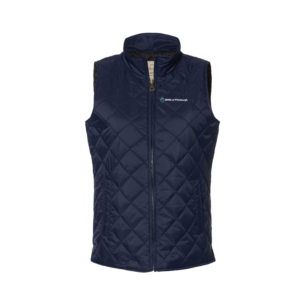 P&W BMW - Weatherproof - Women's Vintage Diamond Quilted Vest