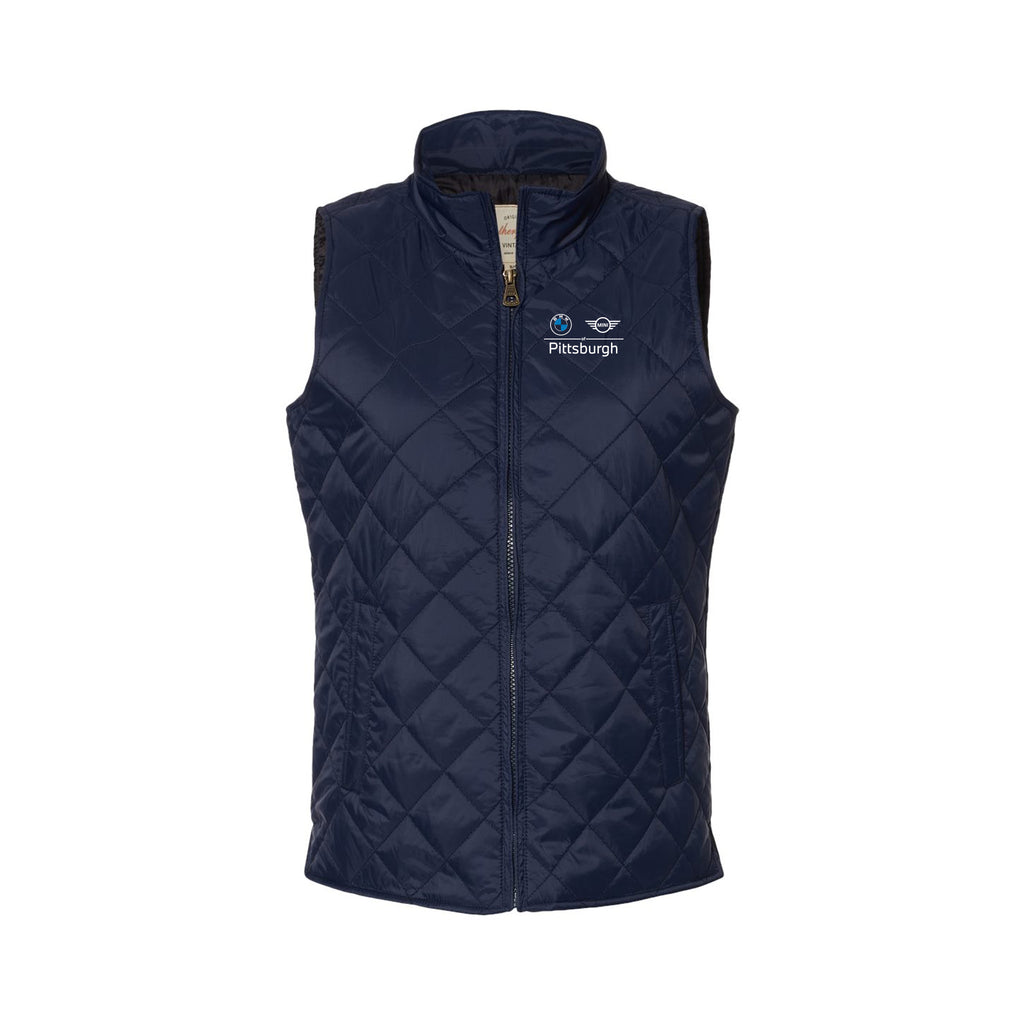 P&W BMW - Weatherproof - Women's Vintage Diamond Quilted Vest