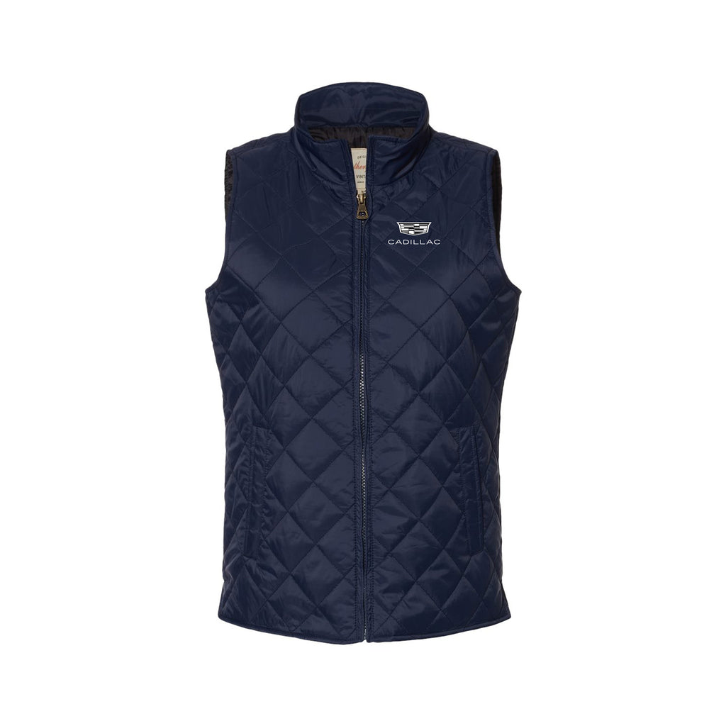 Cadillac of Manhattan - Weatherproof - Women's Vintage Diamond Quilted Vest