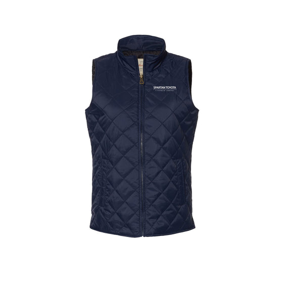 Germain Spartant Toyota - Weatherproof - Women's Vintage Diamond Quilted Vest