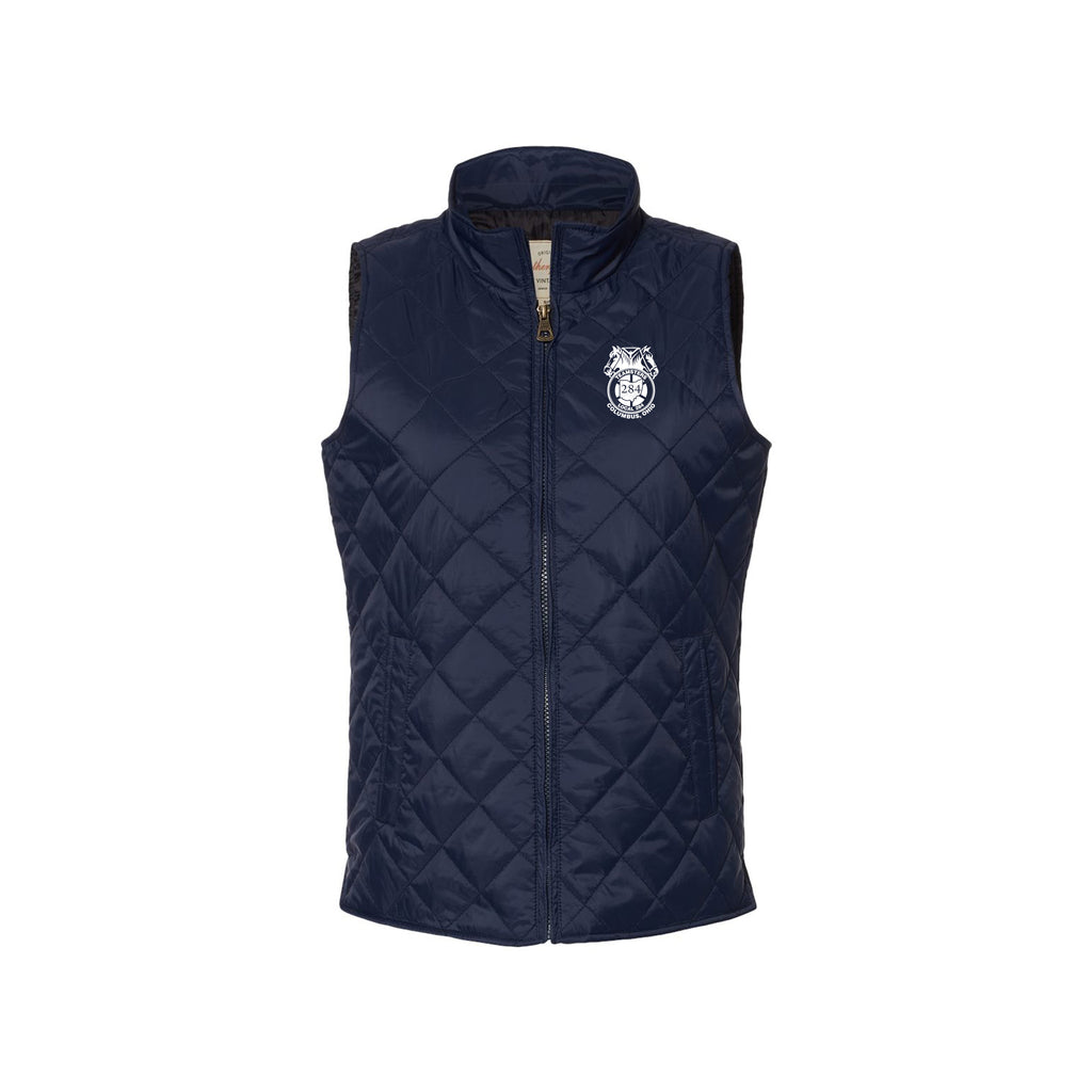 Teamsters Local 284 - Weatherproof - Women's Vintage Diamond Quilted Vest