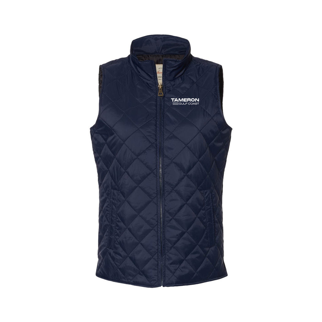 Tameron Subaru - Weatherproof - Women's Vintage Diamond Quilted Vest
