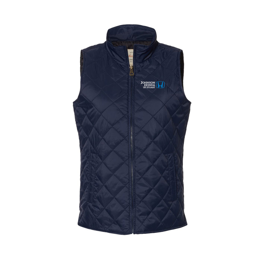 Johnson Honda of Stuart - Women's Vintage Diamond Quilted Vest