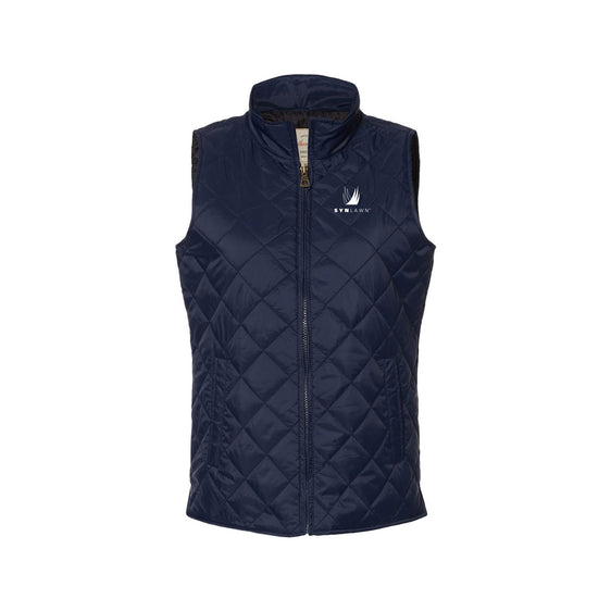 Syn Lawn - Weatherproof - Women's Vintage Diamond Quilted Vest
