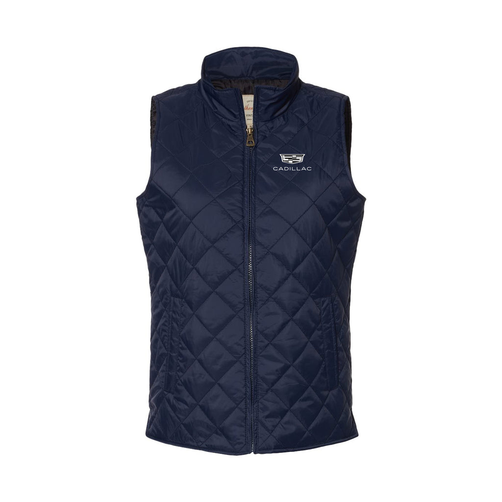 Otto Cadillac - Women's Vintage Diamond Quilted Vest