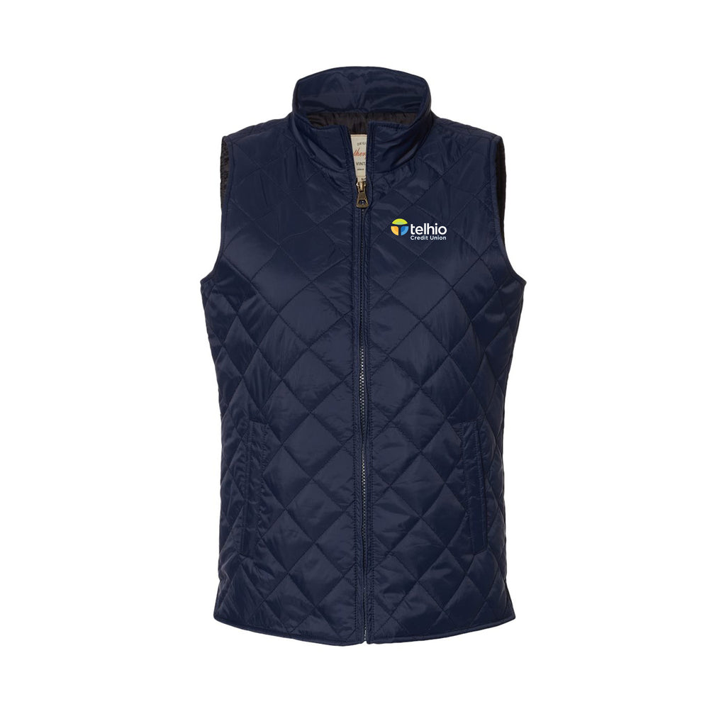 Telhio New Hire Shop - Weatherproof - Women's Vintage Diamond Quilted Vest