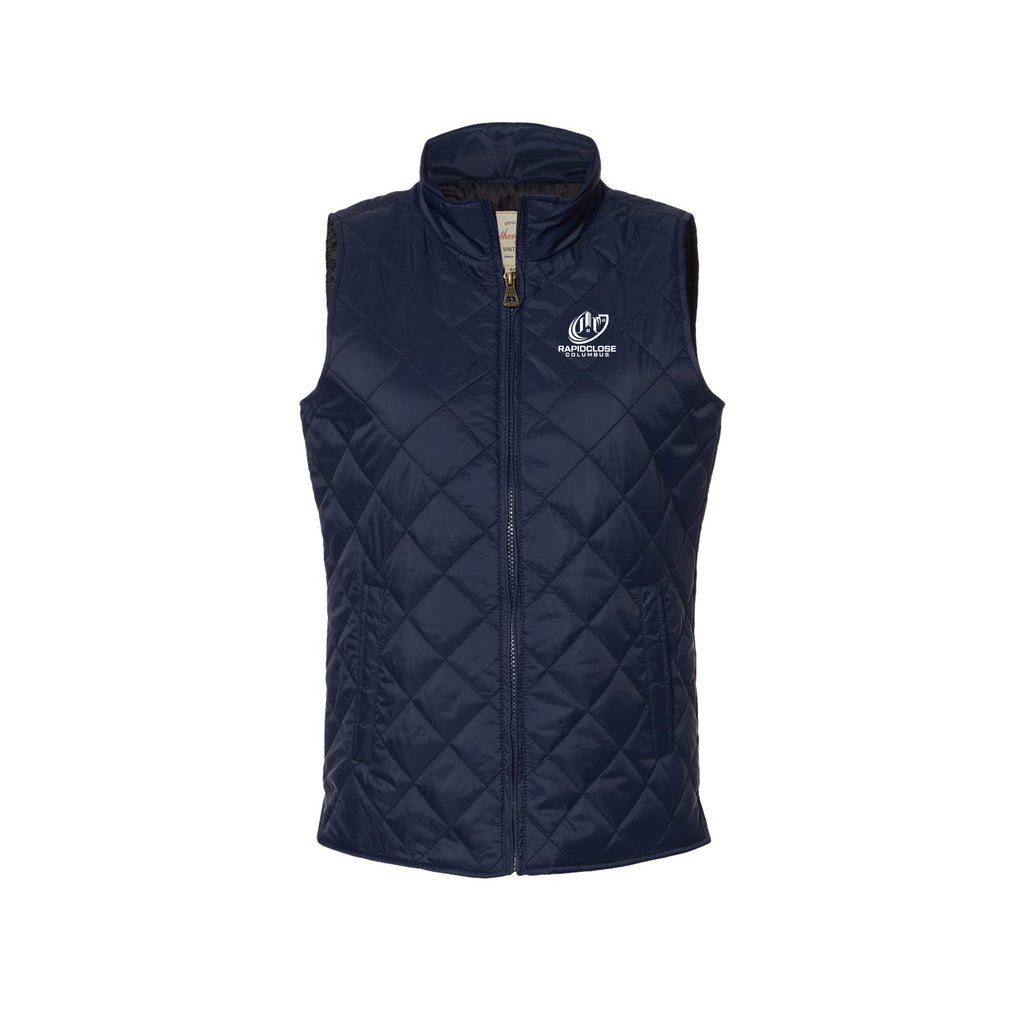 Rapid Close Columbus - Weatherproof - Women's Vintage Diamond Quilted Vest