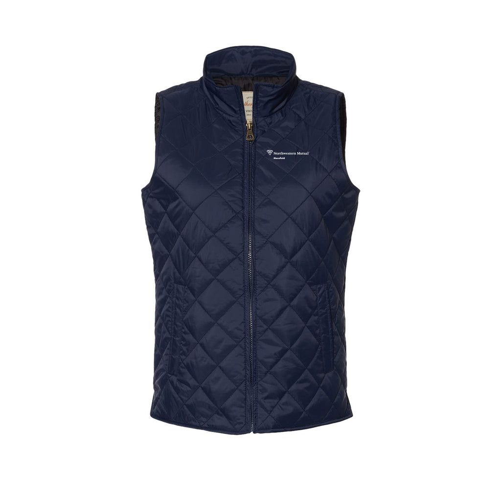 Northwestern Mutual Mansfield - Women's Vintage Diamond Quilted Vest
