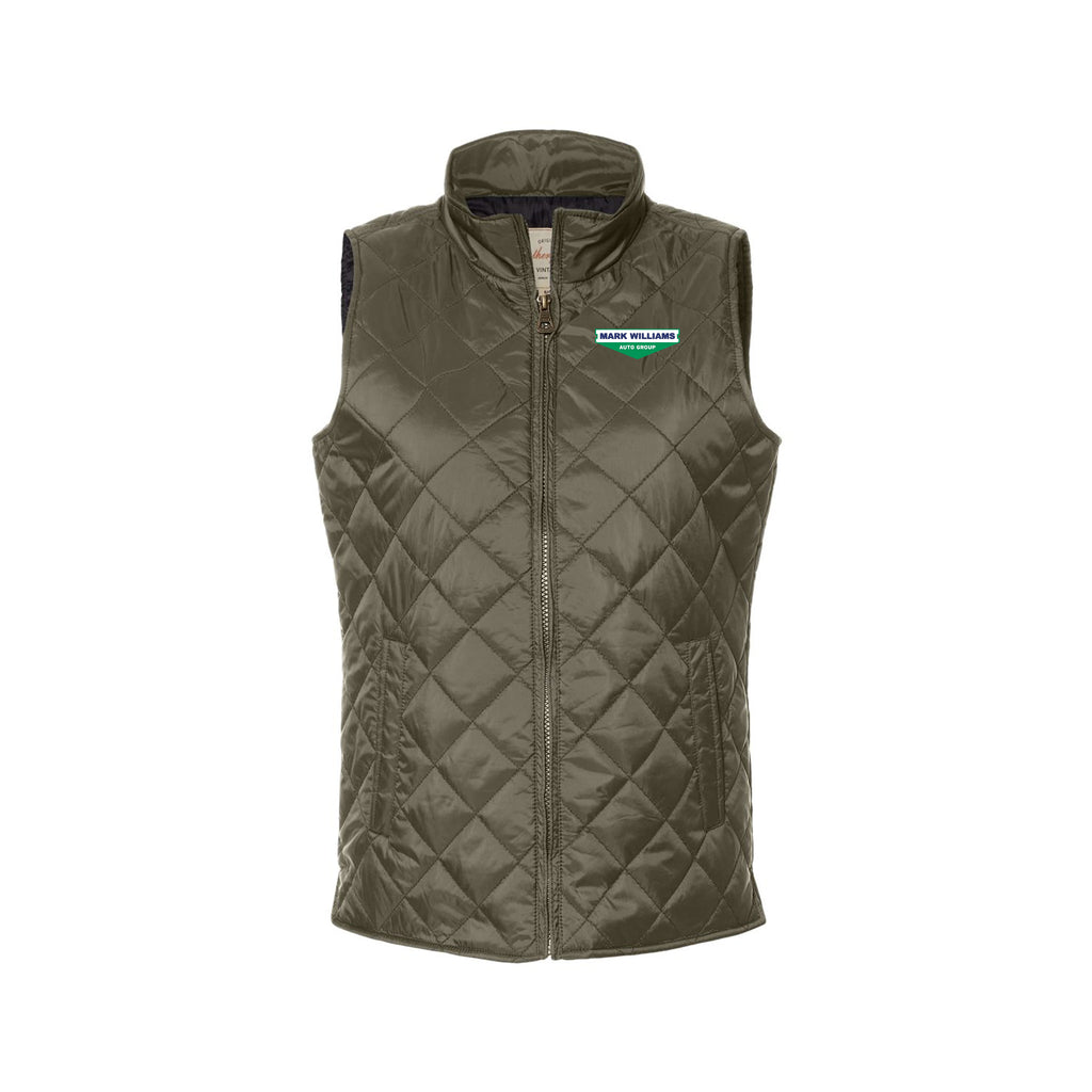 Mark Williams Auto Group - Weatherproof - Women's Vintage Diamond Quilted Vest