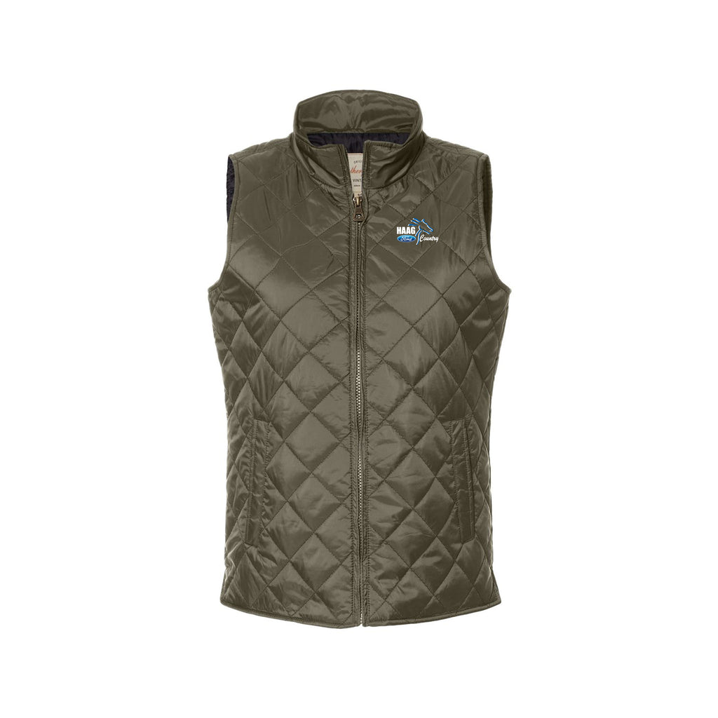 Haag Ford - Weatherproof - Women's Vintage Diamond Quilted Vest