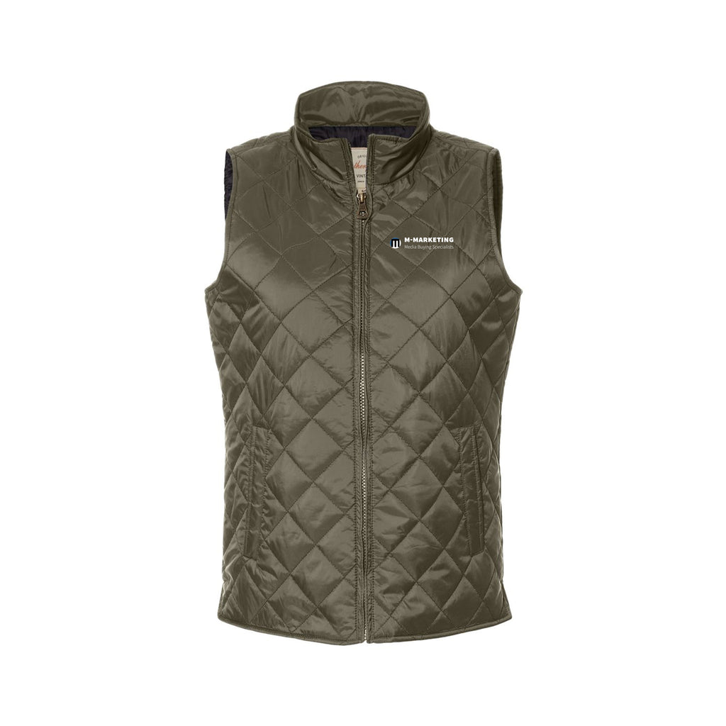 M Marketing Consultants - Weatherproof - Women's Vintage Diamond Quilted Vest